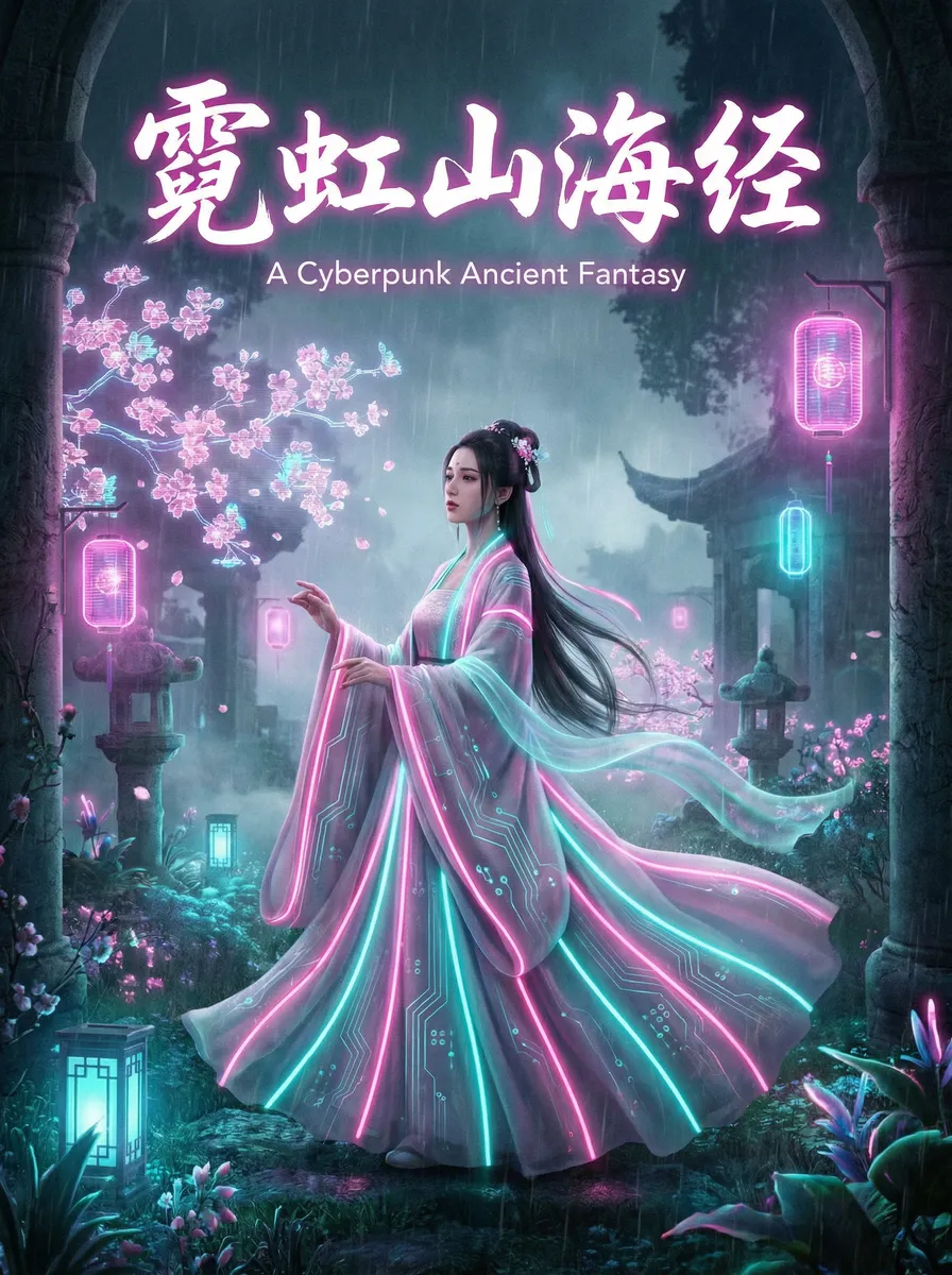 我交到的炮友的理由 古风奇缘短剧 - 霓虹山海经海报
